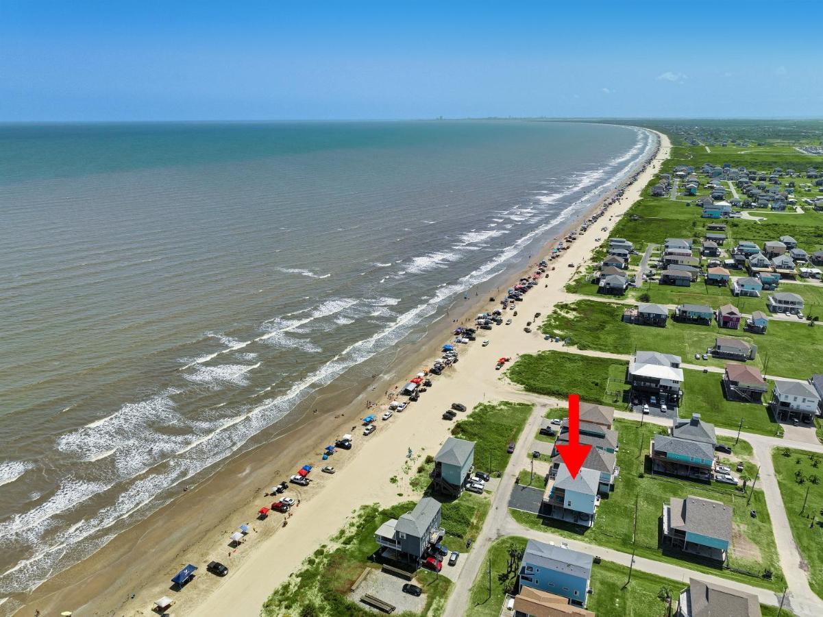 Beachfront - Hot Tub - Bbq - 14 Guests Bolivar Peninsula Екстериор снимка